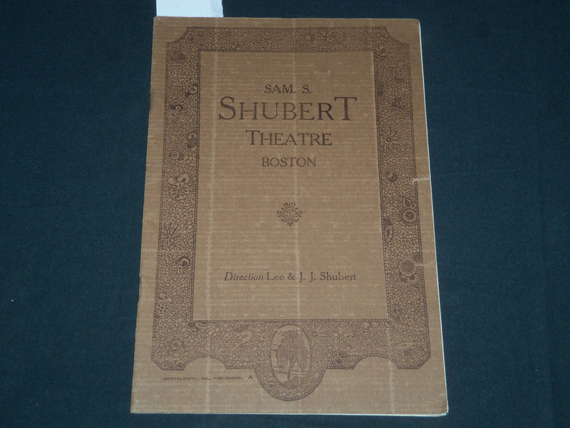 1926 DECEMBER 27 SONG OF THE FLAME PROGRAM - BOSTON - BERNARD GORCEY - J 4083