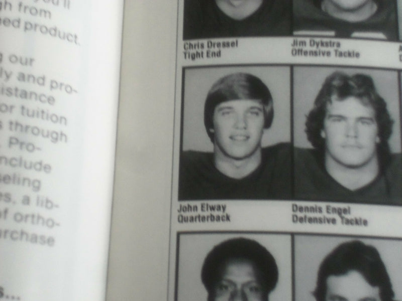 1980 NOV 8 FOOTBALL PROGRAM -STANFORD UNIV VS USC -JOHN ELWAY-M. ALLEN- SP 1214C