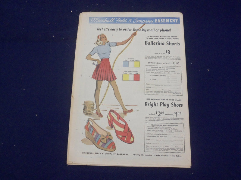 1944 JUNE 18 CHICAGO TRIBUNE BOOKS SECTION - ANNE BAXTER - NP 4877