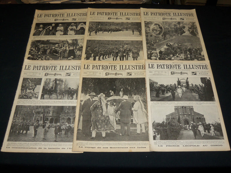 1920 -1928 LE PATRIOTE ILLUSTRE FRENCH MAGAZINE LOT OF 48 ISSUES - O 2754A