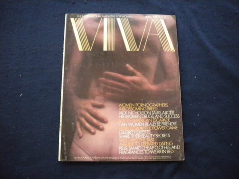 1975 SEPTEMBER VIVA MAGAZINE - JACK NICHOLSON TALKS ABOUT WOMEN/SUCCESS - B 638S