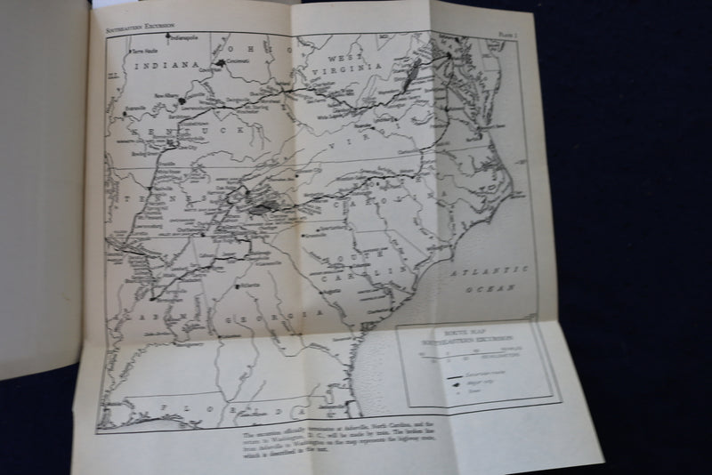 1952 SOUTHERN EXCURSION GUIDEBOOK - SOFTCOVER BOOK - K 1410