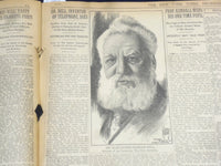 1922 AUGUST 3 NEW YORK TIMES - DR. BELL, INVENTOR OF TELEPHONE DIES - NT 8361
