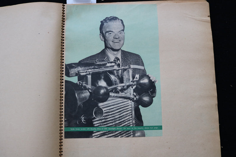 TELEVISION AND COWBOYS SCRAPBOOK - E 24947