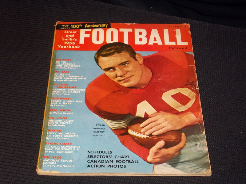 1955 STREET & SMITH'S FOOTBALL YEARBOOK MAGAZINE - HOPALONG CASSADY - E 6328