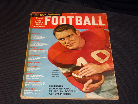 1955 STREET & SMITH'S FOOTBALL YEARBOOK MAGAZINE - HOPALONG CASSADY - E 6328