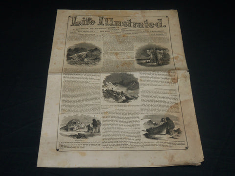 1856 DECEMBER 20 LIFE ILLUSTRATED NEWSPAPER - KANE'S ARCTIC EXPLORATION- NP 4816