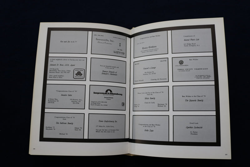 1979 PEACE PACT QUEEN OF PEACE HIGH SCHOOL YEARBOOK - NO. ARLINGTON, NJ- YB 3443