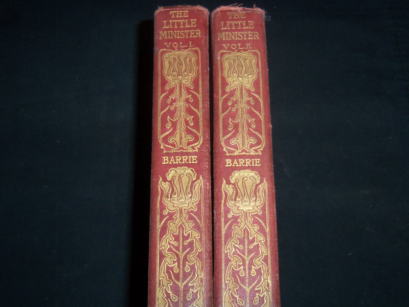 1898 THE LITTLE MINISTER VOLUMES 1 & 2 - J. M. BARRIE - KD 5293O