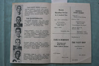 1956 SEP 29 DENISON UNIVERSITY VS. MT. UNION COLLEGE FOOTBALL PROGRAM - K 3316