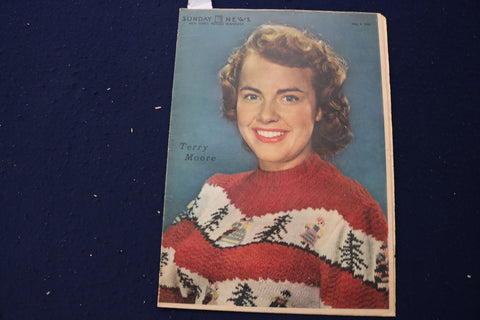 1953 MAY 3 SUNDAY NEWS PICTURE -TERRY MOORE - LUCY-DESI - MARTIN-LEWIS - E 22775
