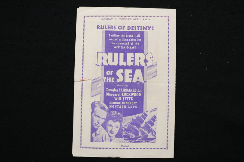 1940'S JOY THEARE PROGRAM - LOT OF 4 - BELZONI, MISSISSIPPI - K 2816