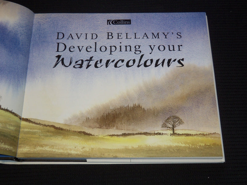 1997 DAVID BELLAMY'S DEVELOPING YOUR WATERCOLORS HARDCOVER BOOK - KD 6494V