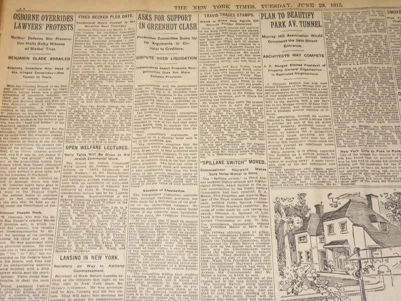 1915 JUNE 29 NEW YORK TIMES - BERLIN MAY EXEMPT CERTIFIED SHIPS - NT 7705
