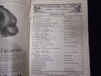 1909 JANUARY COSMOPOLITAN MAGAZINE - NICE COVER, ADS AND ARTICLES - ST 3027
