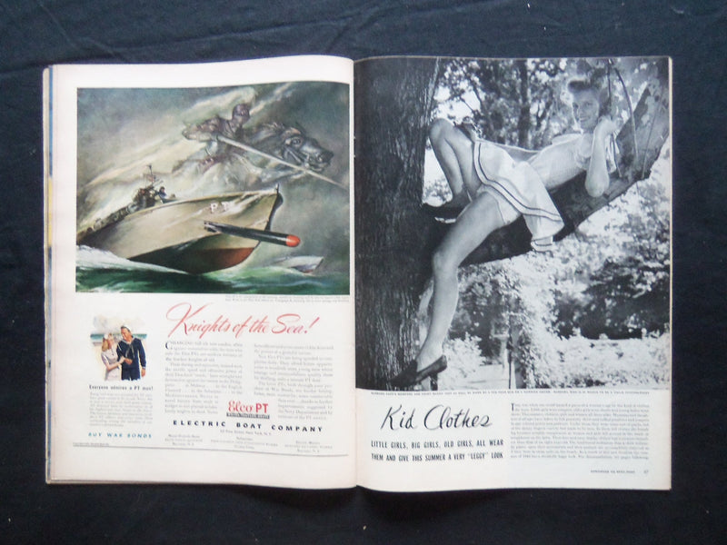 1943 AUGUST 2 LIFE MAGAZINE - BRITISH ADMIRAL SIR MAX KENNEDY - L 350