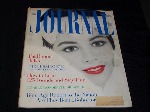 1960 JANUARY LADIES HOME JOURNAL MAGAZINE NICE FRONT COVER - E 2482