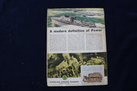 1942 AUGUST MOTOR BOATING MAGAZINE - AN ERIC SLOANE PAINTING COVER - E 11671