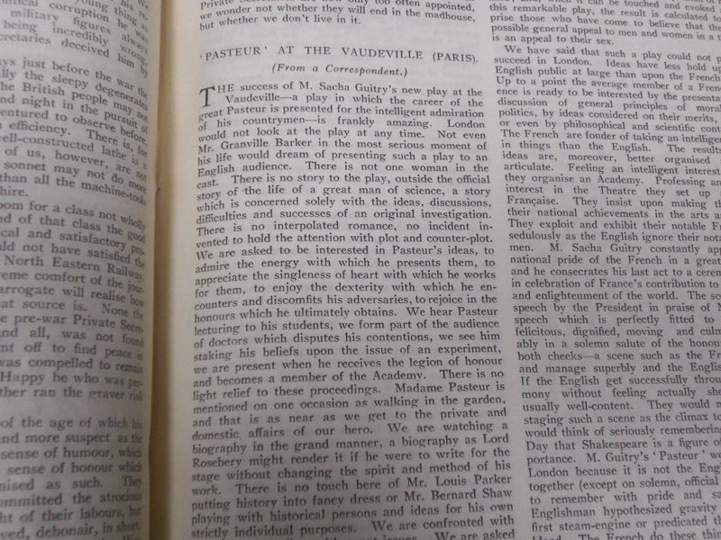 1919 SATURDAY REVIEW 2 BOUND VOLUMES - COMPLETE YR- PUBLISHED IN LONDON - R 1124