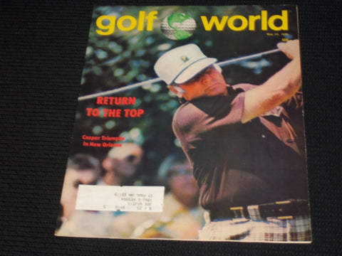 1975 MAY 23 GOLF WORLD MAGAZINE - BILLY CASPER FRONT COVER - E 6727