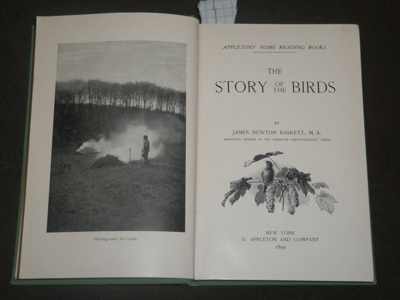 1899 THE STORY OF THE BIRDS BY JAMES NEWTON BASKETT BOOK - KD 5779