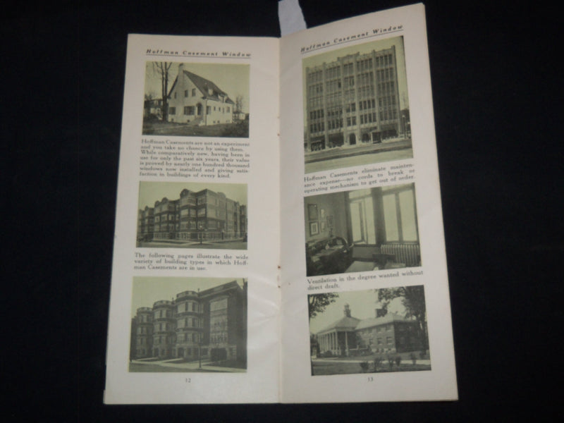 1920'S HOFFMAN CASEMENT WINDOW CATALOG - COMPLETE VENTILATION - J 9152