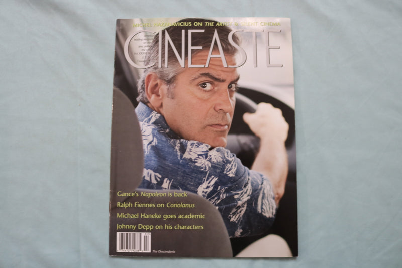 2012 MARCH CINEASTE MAGAZINE - THE DESCENDANTS COVER - E 19749
