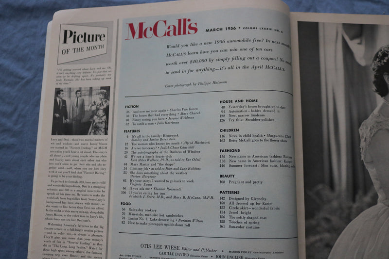 1956 MARCH MCCALL'S MAGAZINE - DUCHESS OF WINDSOR AUTOBIOGRAPHY - SP 4787J