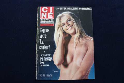 1974 DECEMBER 19 CINE REVUE MAGAZINE - MARIELLA COVER - E 22077