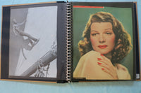 HOLLYWOOOD STARS SCRAPBOOK - RITA HAYWORTH - KATHERINE HEPBURN - #40