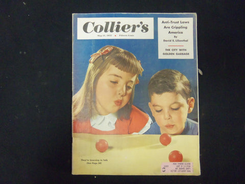 1952 MAY 31 COLLIER'S MAGAZINE - GREAT ILLUSTRATIONS, ARTICLES & ADS - ST 3666