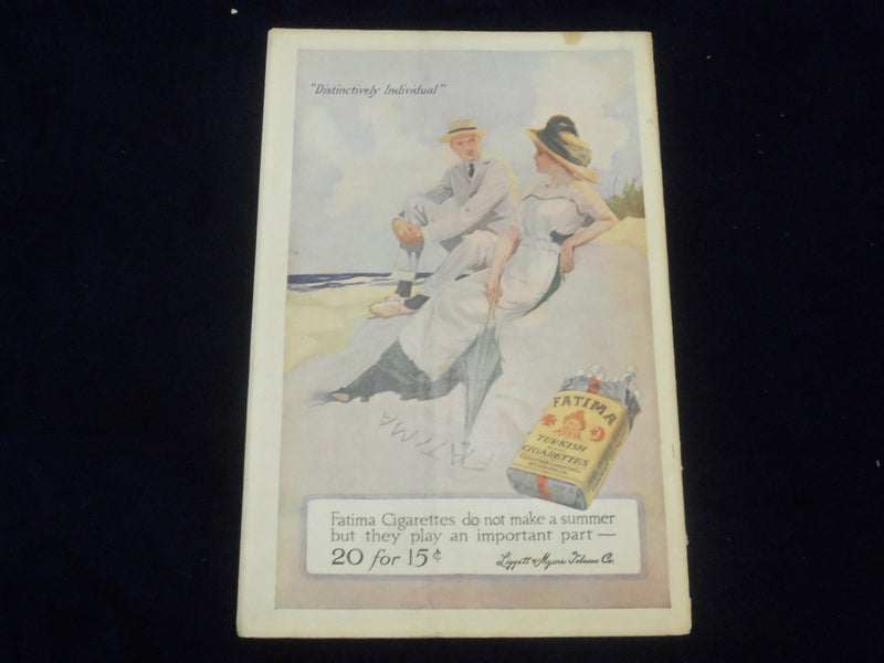 1913 AUGUST 21 LESLIE'S WEEKLY MAGAZINE - J.M. FLAGG FRONT COVER - ST 6091