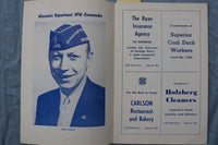 1957 VETERANS OF FOREIGN WARS & AUXILIARY ENCAMPMENT PROGRAM- WISCONSIN -K 2999