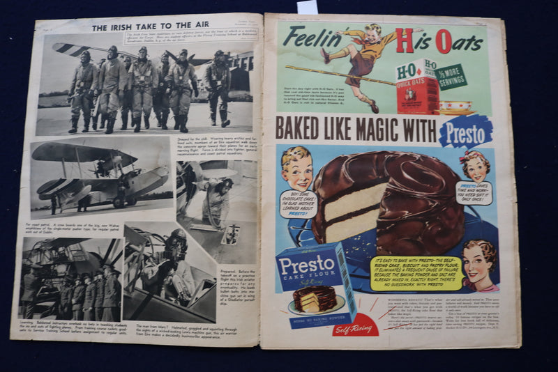 1939 NOV 19 SUNDAY NEWS PICTURE NEWSPAPER -ZASU PITTTS -PINOCCHIO COLOR- E 22705