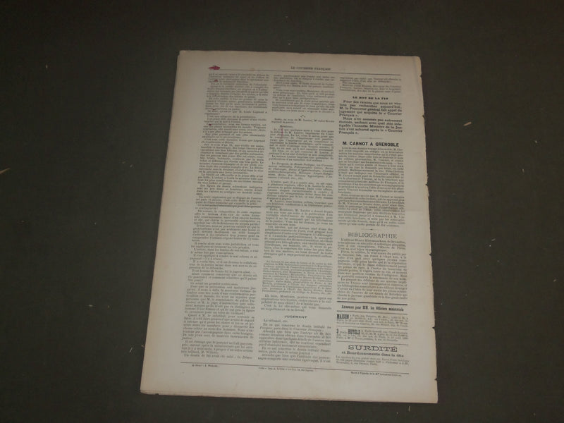 1888 AUG 12 LE COURRIER FRANCAIS MAGAZINE-LE TENTATION DE ST. FERROUILLAT-FR1010