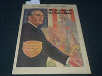 1936 JUNE 23 PHILADELPHIA RECORD DEMOCRATIC NATIONAL CONVENTION SECTION- NT 7238