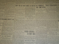 1906 AUGUST 6 THE BOSTON HERALD - S. S. SIRIO SINKS 300 DIE IN SEA - BH 113