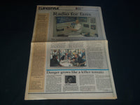 1988 SEPT 11 BERGEN RECORD NEWSPAPER L SECTION- PETE FRANKLIN - WFAN - NP 3779