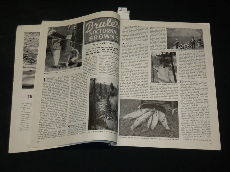 1942 JULY SPORTS AFIELD MAGAZINE - AMERICAN FLAG COVER - J 6093