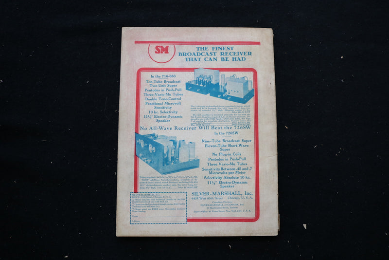 1932 FEB RADIO NEWS MAGAZINE - AUTOMOBILE AND AVIATION RADIO COVER - E 10578