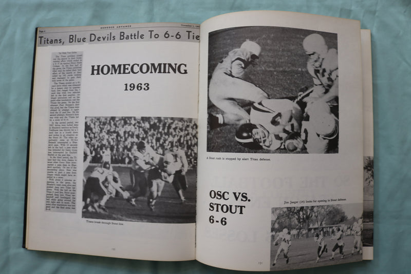 1964 QUIVER WISCONSIN STATE UNIVERSITY YEARBOOK - OSHKOSH, WISCONSIN - YB 3574