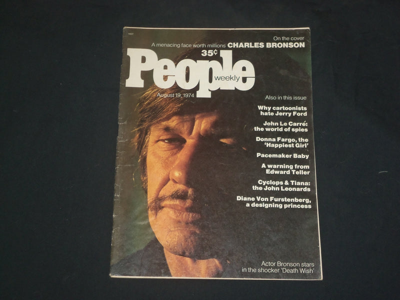 1974 AUGUST 19 PEOPLE MAGAZINE - CHARLES BRONSON - B 4704