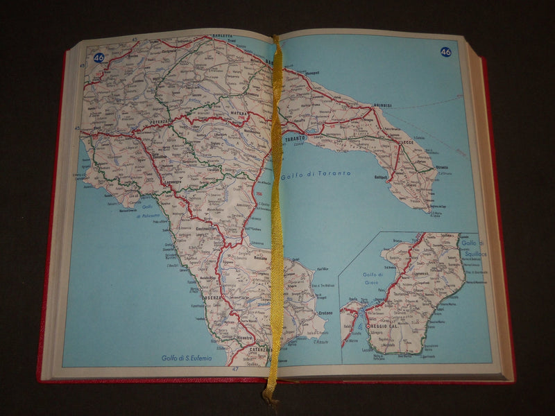 1955 EUROPA TOURING AUTOMOBILE GUIDE BOOK - HALLWAG BERN - NICE MAPS - KD 4885