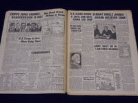 1942 FEBRUARY 20 NEW YORK DAILY NEWS - CHURCHILL BOWS: SHIFTS CABINET - NP 1906