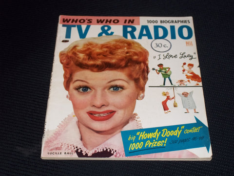 1953 #3 WHO'S WHO IN TV & RADIO MAGAZINE - LUCILLE BALL COVER - E 15610