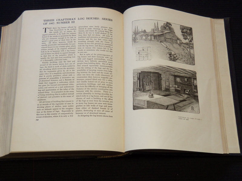 1906 OCTOBER-1907 MARCH THE CRAFTSMAN MAGAZINE BOUND VOLUME - KD 7893