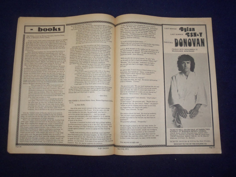 1974 OCTOBER 9-16 BUGLE AMERICAN MAGAZINE - OSCAR O.K. KABIBBLER - J 9422