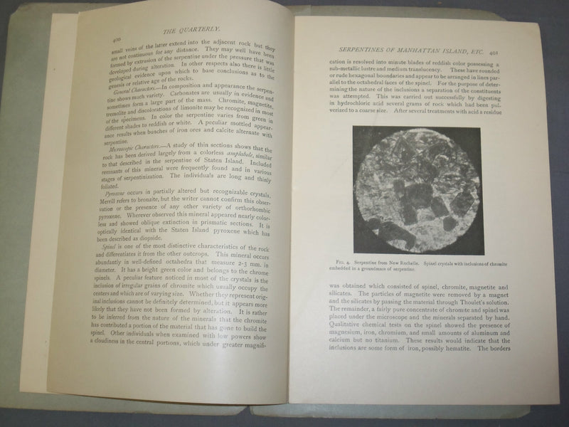 1901 THE SERPENTINES OF MANHATTAN ISLAND AND VACINITY BY D. H. NEWLAND - J 4956