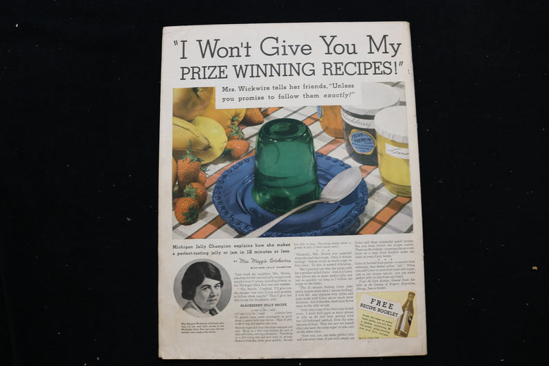 1933 JULY NEEDLECRAFT MAGAZINE - SACAJAWEA - LEWIS & CLARK COVER - E 9938
