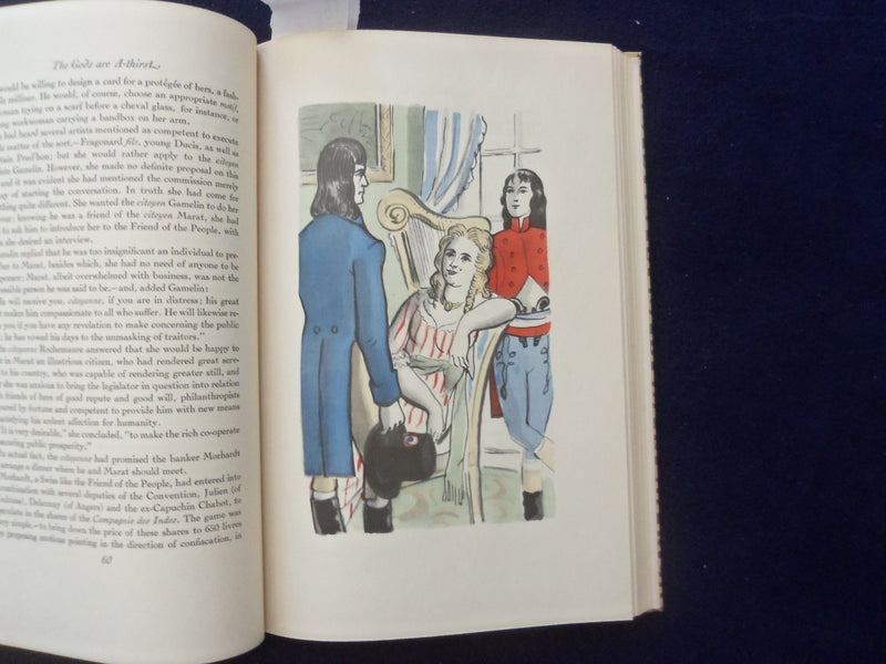 1942 THE GODS ARE A-THIRST HARDCOVER BOOK BY ANATOLE FRANCE - KD 8611